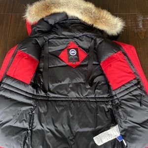 Red Canada Goose Women’s Parka.